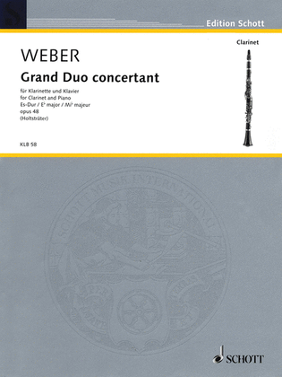 Book cover for Grand Duo Concertante in E-flat Major, Op. 48