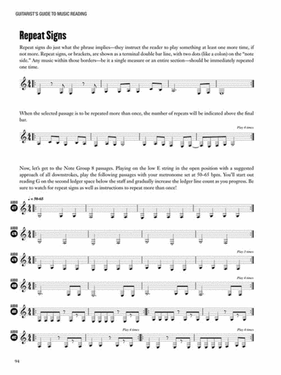 Guitarist's Guide to Music Reading image number null