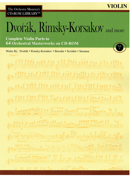 Dvorak, Rimsky-Korsakov and More - Volume V (Violin)