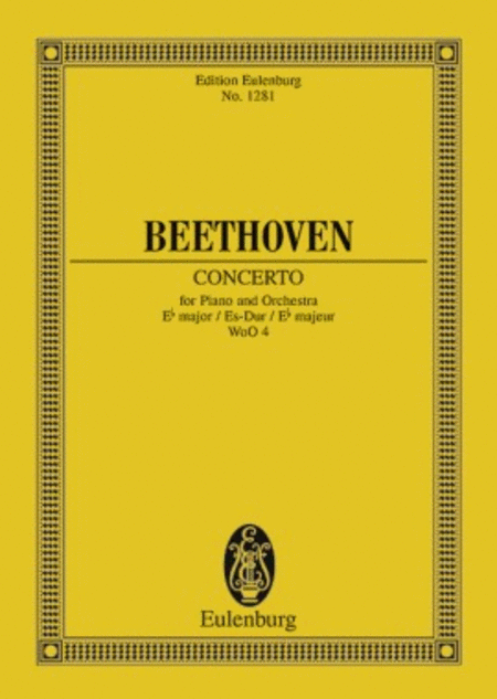 Concerto in E-flat Major, WoO 4 for Piano and Orchestra