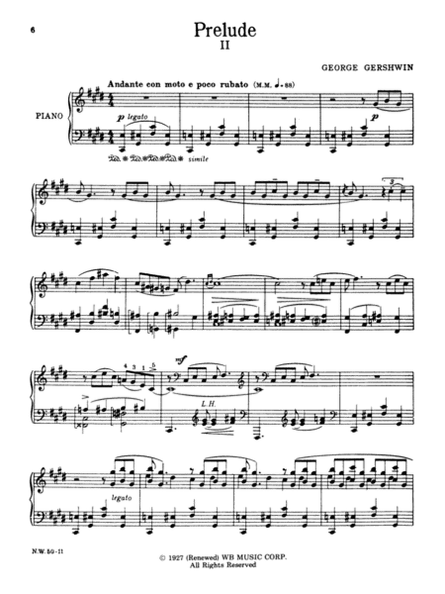 3 Preludes For Piano