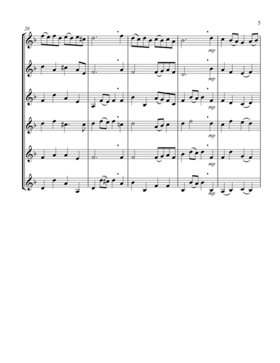 La Rejouissance (from "Heroic Music") (Eb) (Trumpet Sextet)