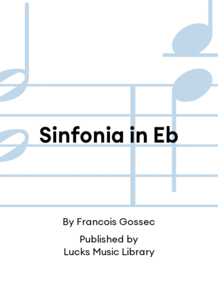 Book cover for Sinfonia in Eb