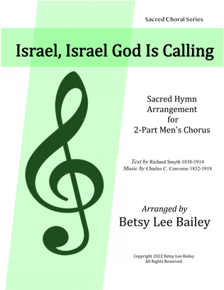 Book cover for Israel, Israel God Is Calling - TB