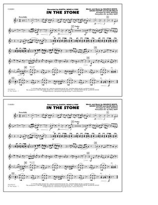 In the Stone (arr. Paul Murtha) - F Horn