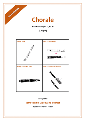 Book cover for Chorale from Nocturne Op. 37 No. 1 - semi-flexible