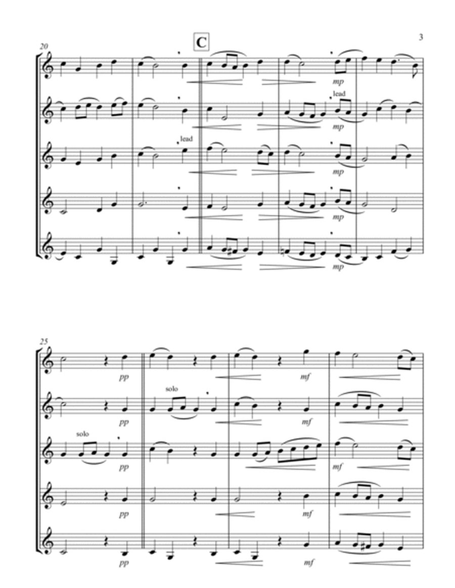 Heroic Music - No. 4. La Tranquillite (Bb) (Trumpet Quintet) image number null