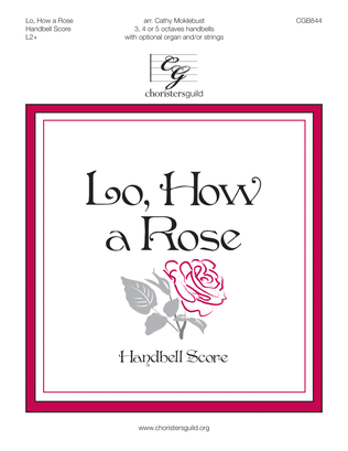 Book cover for Lo, How a Rose - Handbell Score