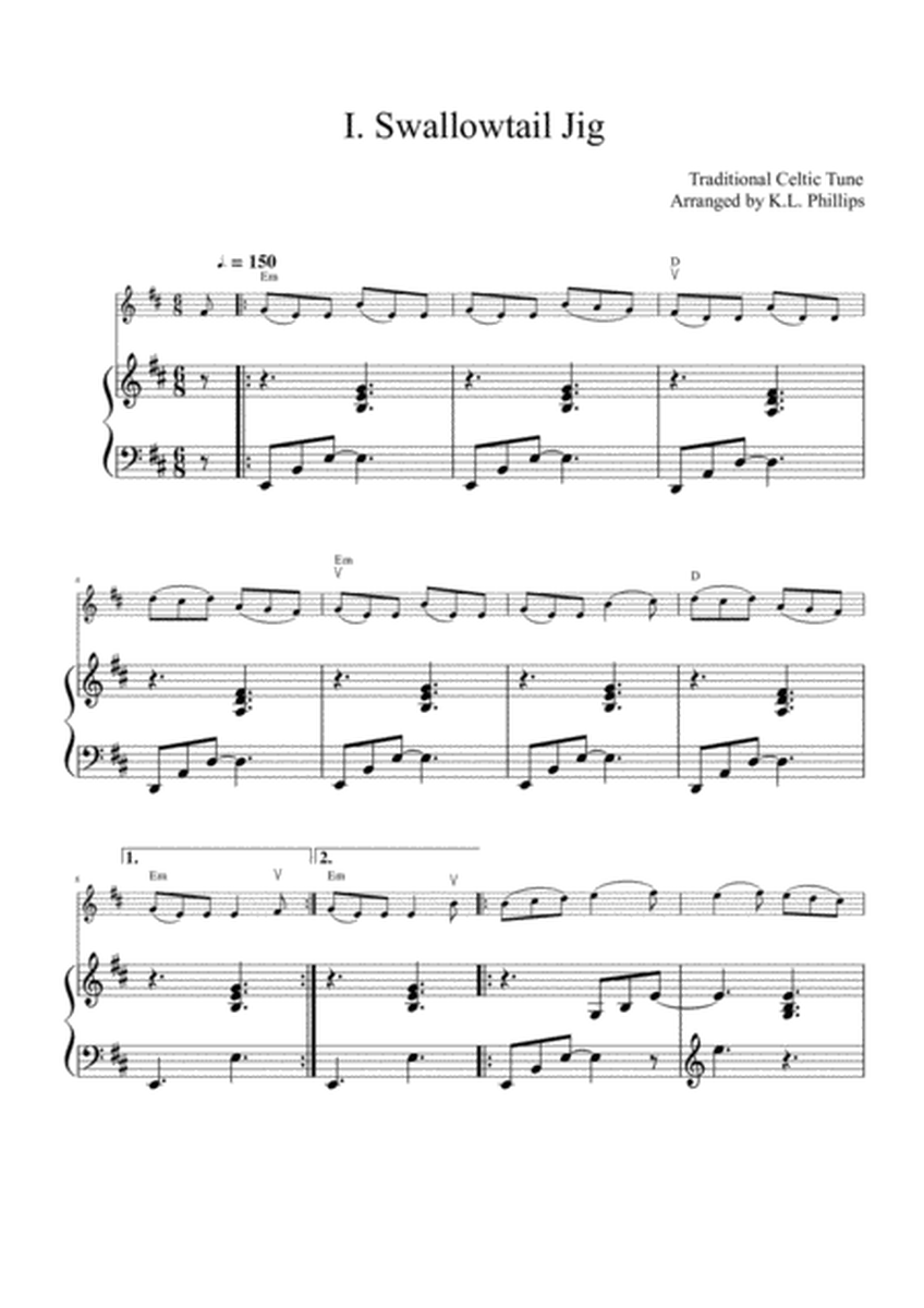 Five Celtic Tunes for Violin with Piano Accompaniment image number null