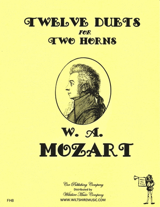 Book cover for Twelve Duets for Two Horns