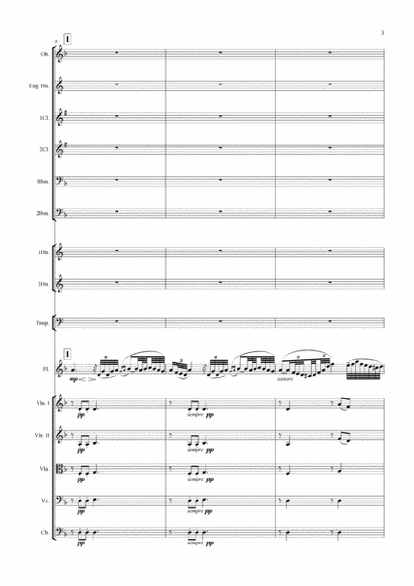 Fantaisie Pastorale Hongroise, op.26, for Flute and Symphony Orchestra (arr.), Full Score