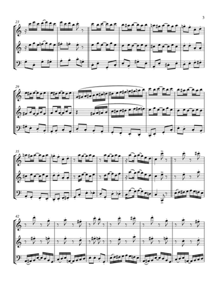 A Rag-Time Nightmare (1900), by Tom Turpin, arranged for 2 Flutes & Bassoon image number null