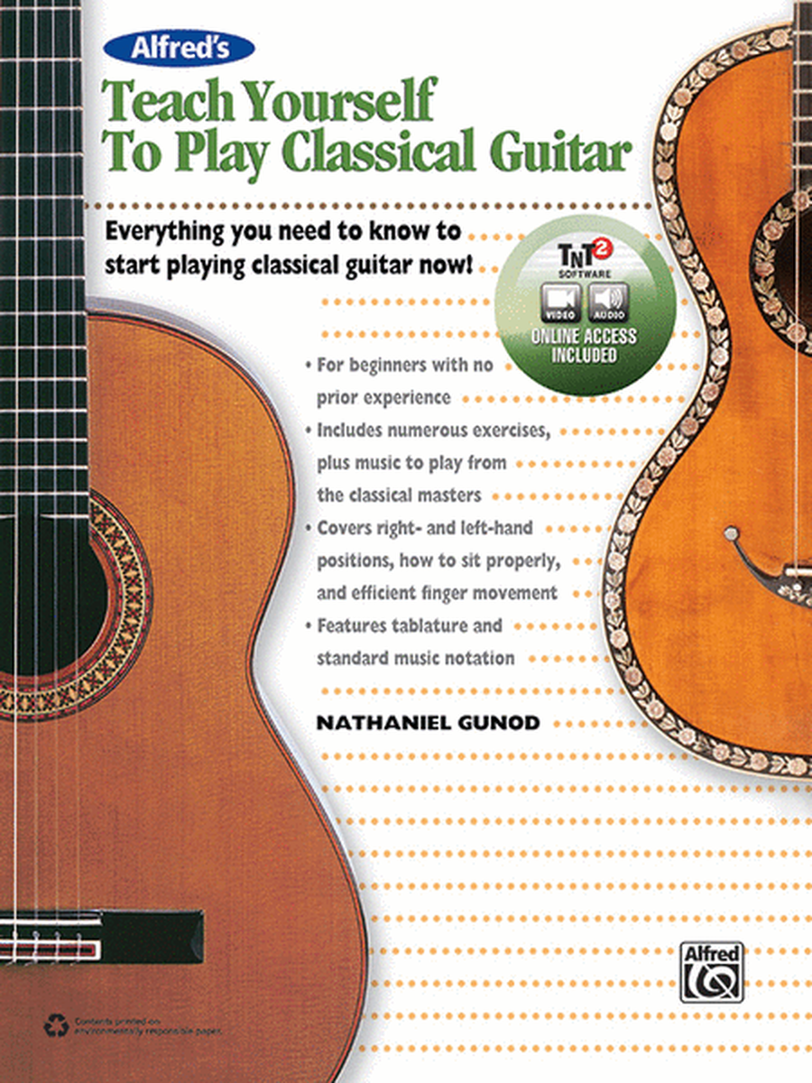 Alfred's Teach Yourself to Play Classical Guitar image number null