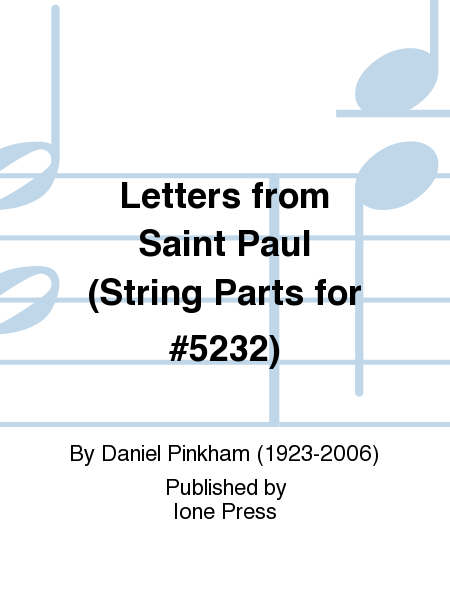 Letters from Saint Paul - String parts