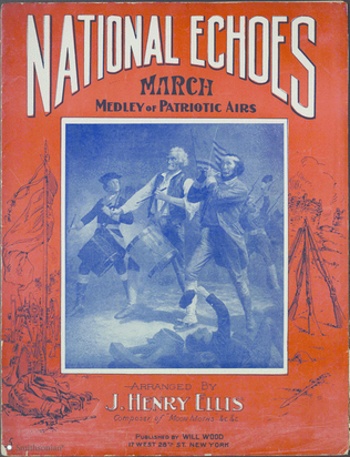 Book cover for National Echoes March: Medley of Patriotic Airs