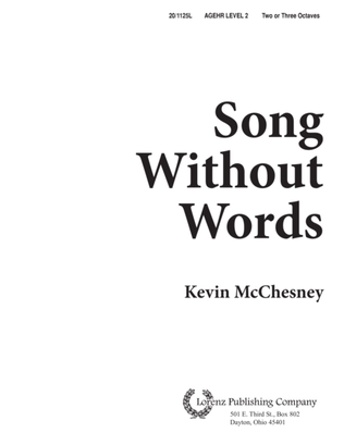Book cover for Song without Words