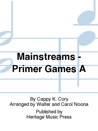 Book cover for Mainstreams - Primer Games A