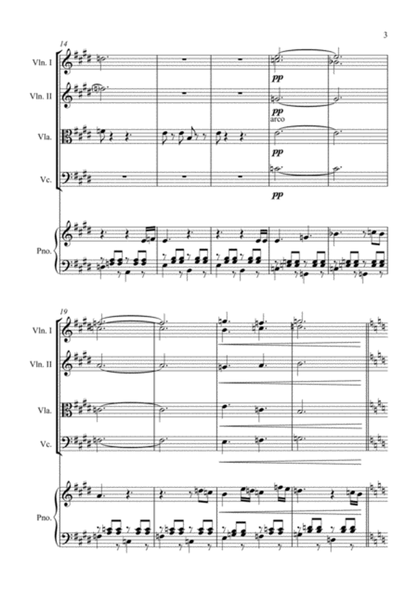 The Wizard's Waltz (for Piano and String Ensemble)