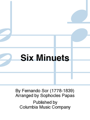 Book cover for Six Minuets