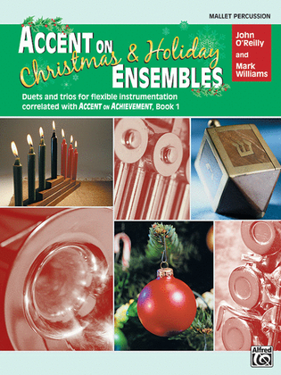 Book cover for Accent on Christmas and Holiday Ensembles