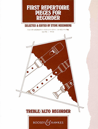 Book cover for First Repertoire Pieces for Recorder