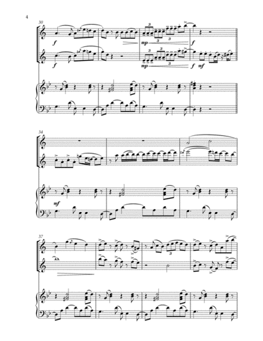 Havana (Ooh Nah Nah) Two Soprano/Tenor saxophones with Piano accompaniment image number null