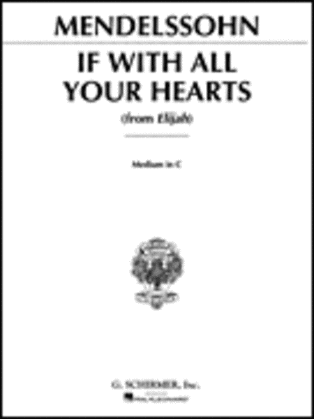 If With All Your Hearts (from Elijah)