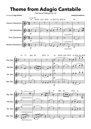 Theme From Adagio Cantabile (from Sonata 'Pathétique' Op.13)