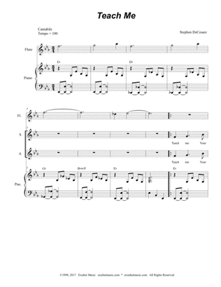 Book cover for Teach Me (SATB Alternate)