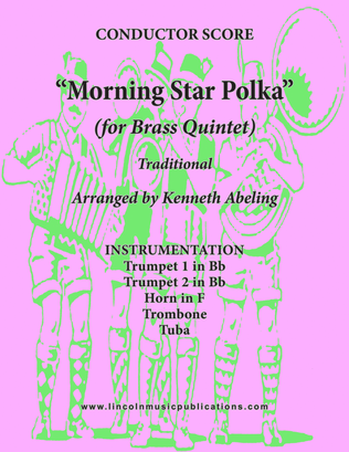 Book cover for Morning Star Polka (for Brass Quintet)