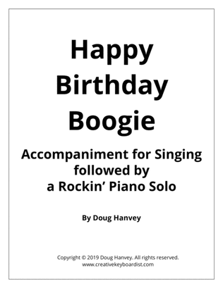 Book cover for Happy Birthday Boogie