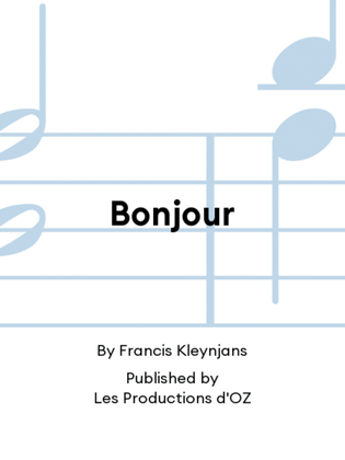 Bonjour