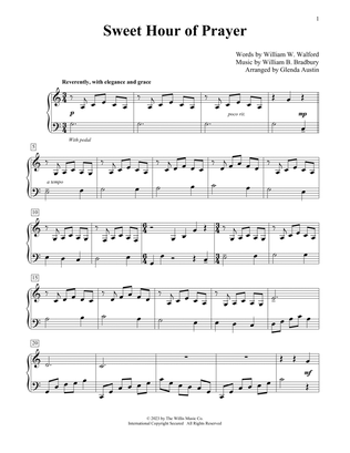 Sweet Hour Of Prayer (arr. Glenda Austin)