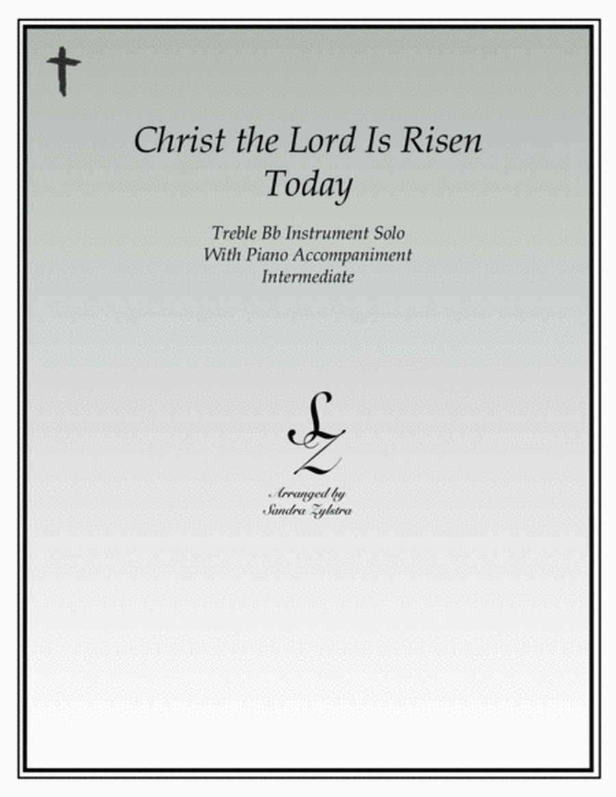 Christ The Lord Is Risen Today (treble Bb instrument solo) image number null