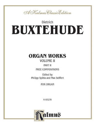 Book cover for Organ Works, Volume 2