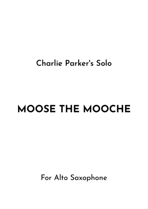 Book cover for Moose The Mooche