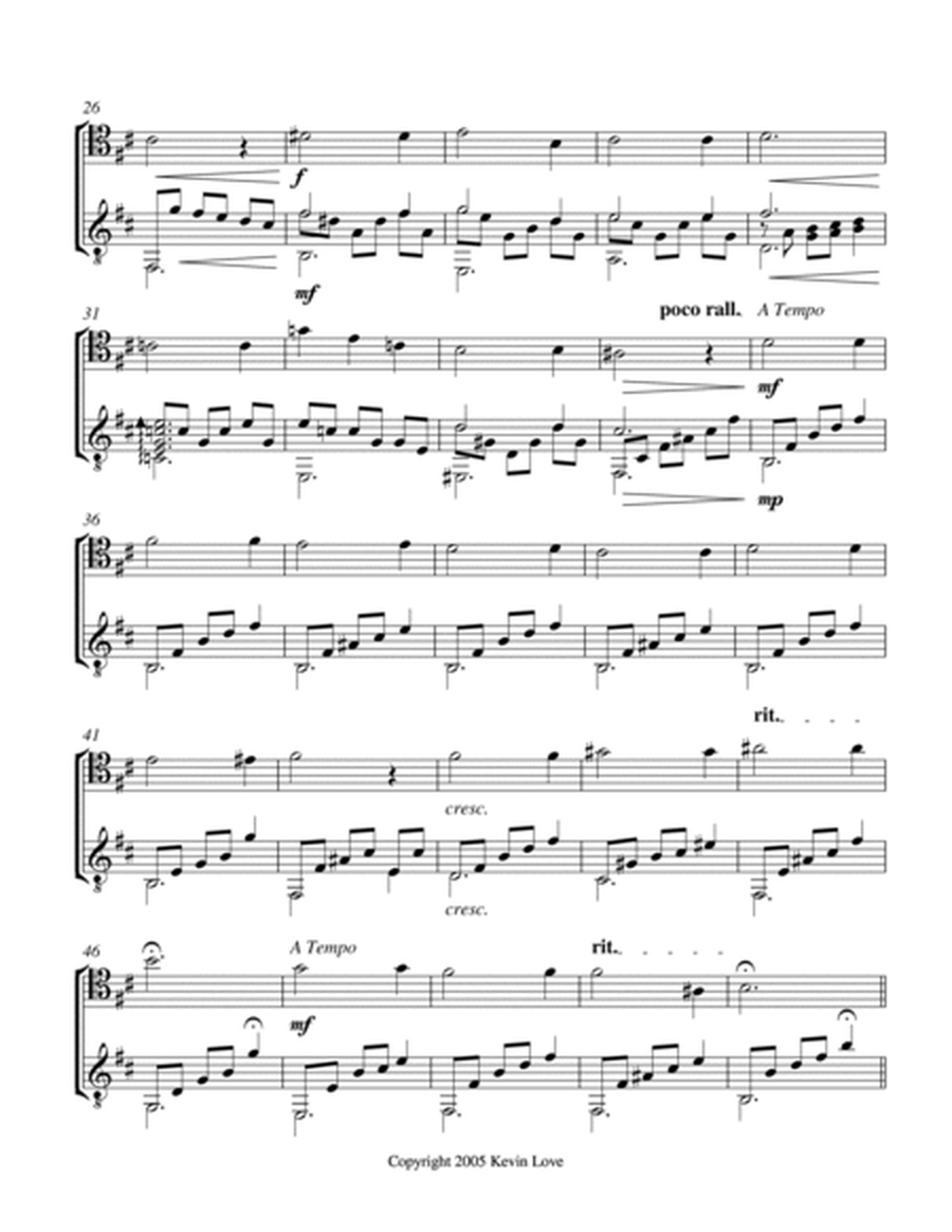 Variations on a Theme by Sor (Cello and Guitar) - Score and Parts image number null