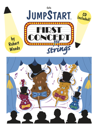 Book cover for JumpStart First Concert for Strings - Cello