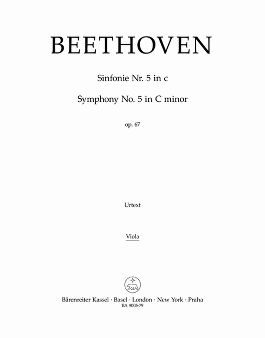 Symphony, No. 5 c minor, Op. 67