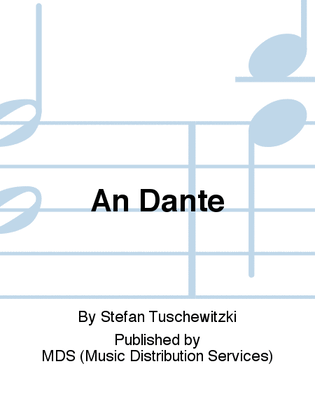 Book cover for AN DANTE
