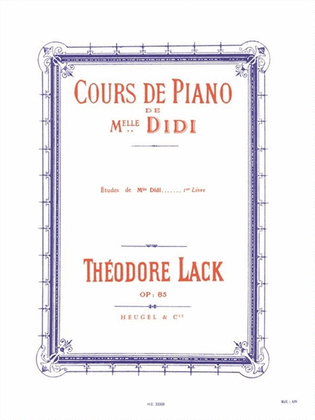 Book cover for Miss Didi''s Studies, Op. 85 - Vol. 1