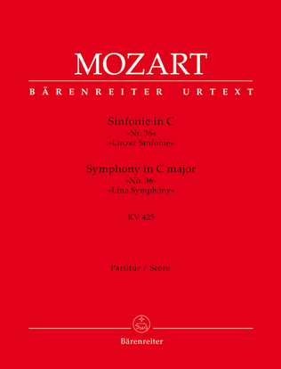 Book cover for Symphony no. 36 in C major K. 425 "Linz Symphony"