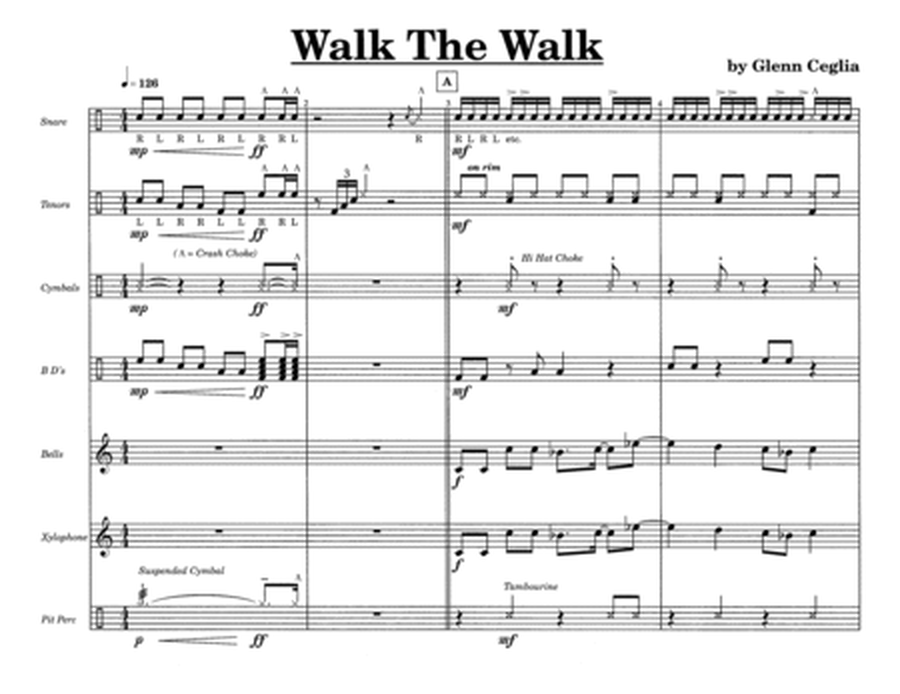 Walk The Walk w/Tutor Tracks