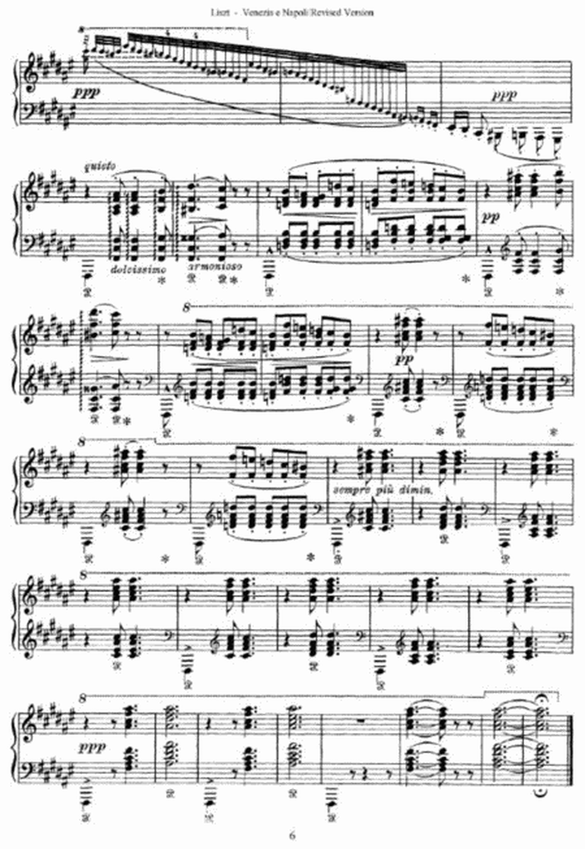 Franz Liszt - Venezia e Napoli - Revised Version Supplement aux Années de Pèlerinage, Italie