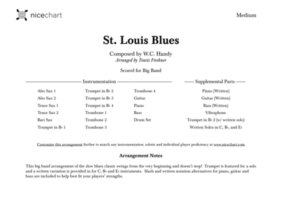 St. Louis Blues (Score & Parts) image number null