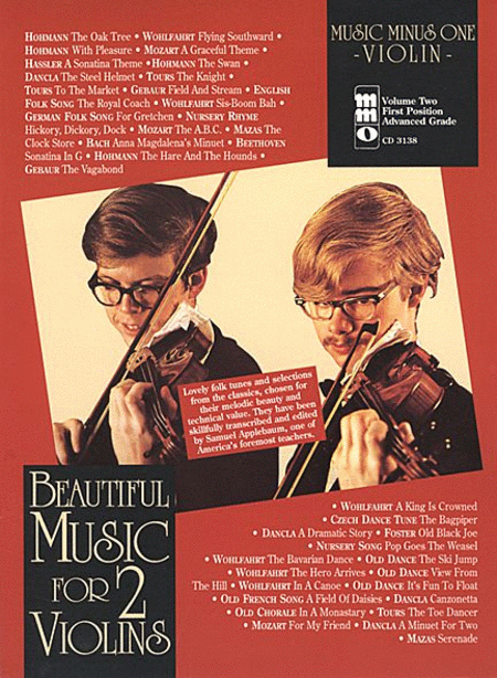 Beautiful Music for Two Violins, vol. II: 2nd position
