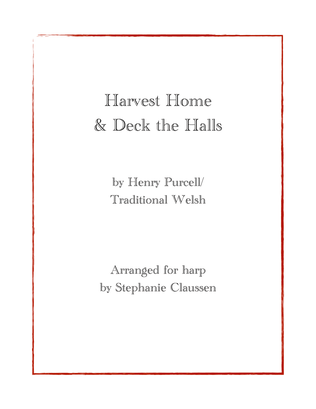 Book cover for Harvest Home & Deck the Halls