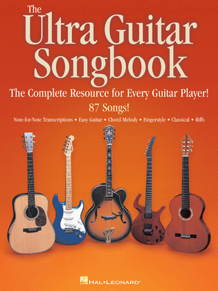 Book cover for The Ultra Guitar Songbook
