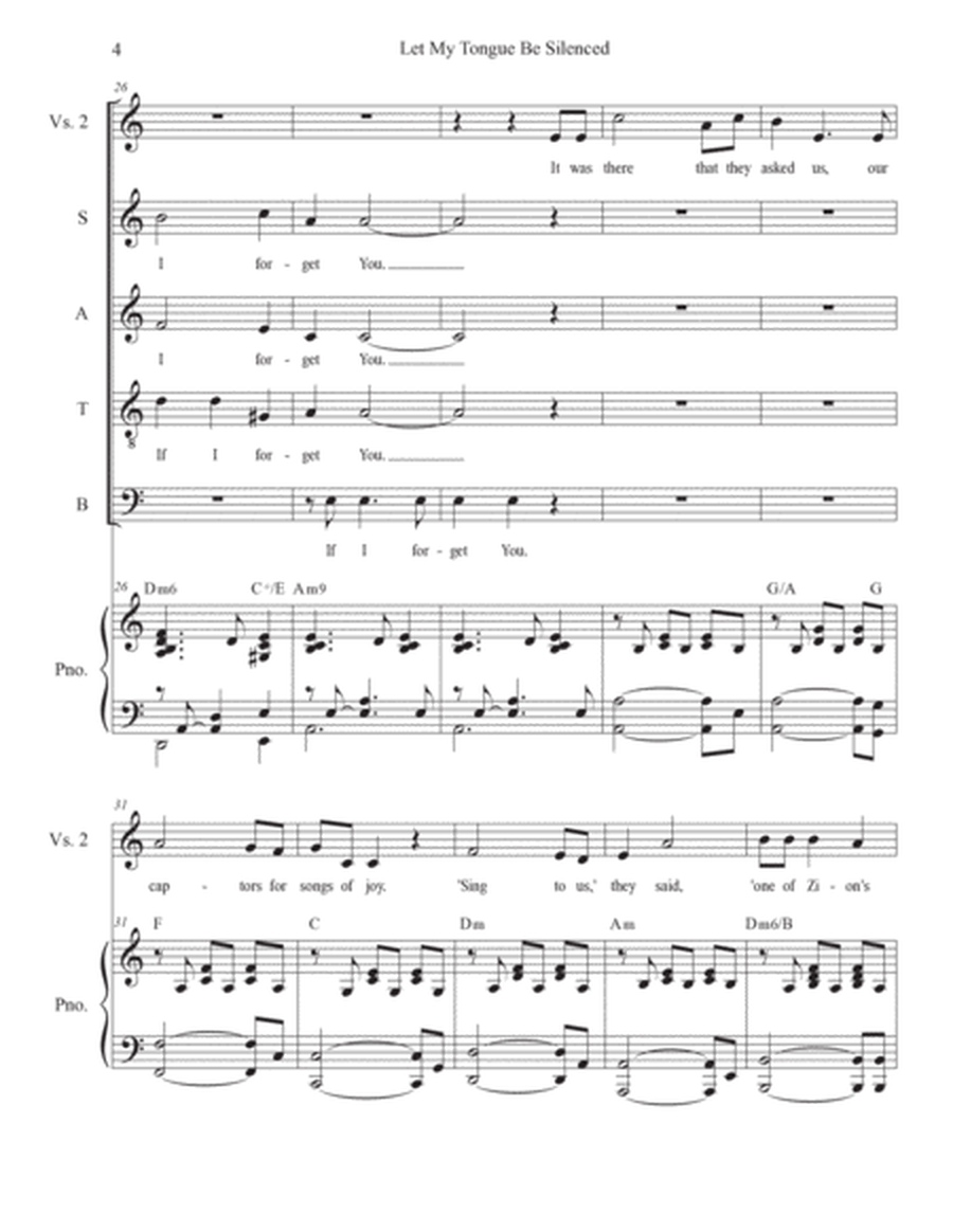 Let My Tongue Be Silenced (SATB) image number null