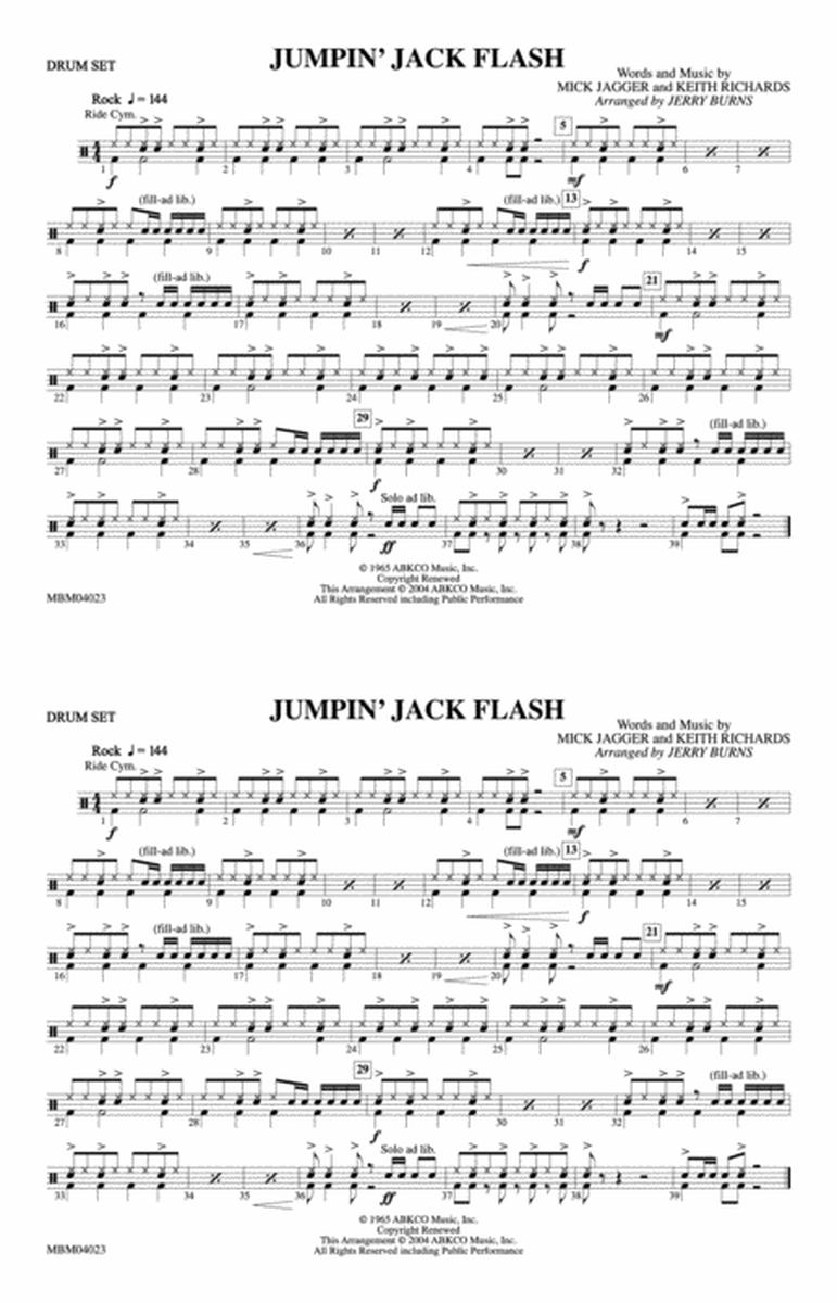 Jumpin' Jack Flash: Drumset